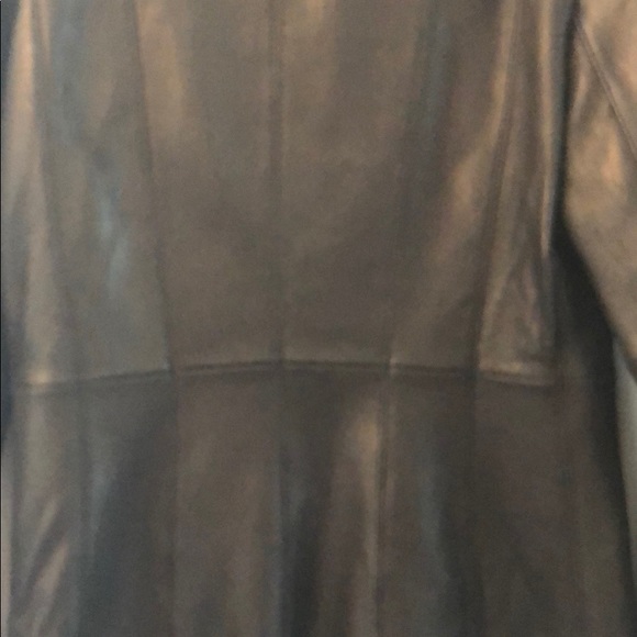 LN Nine West leather coat